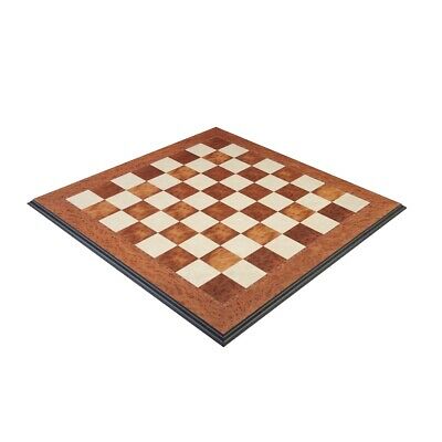 Elm Burl Superior Traditional Chess Board - 2.75"